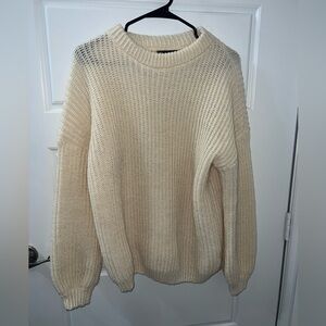 PrettyGarden | Deer Plush | Cream Sweater Size M